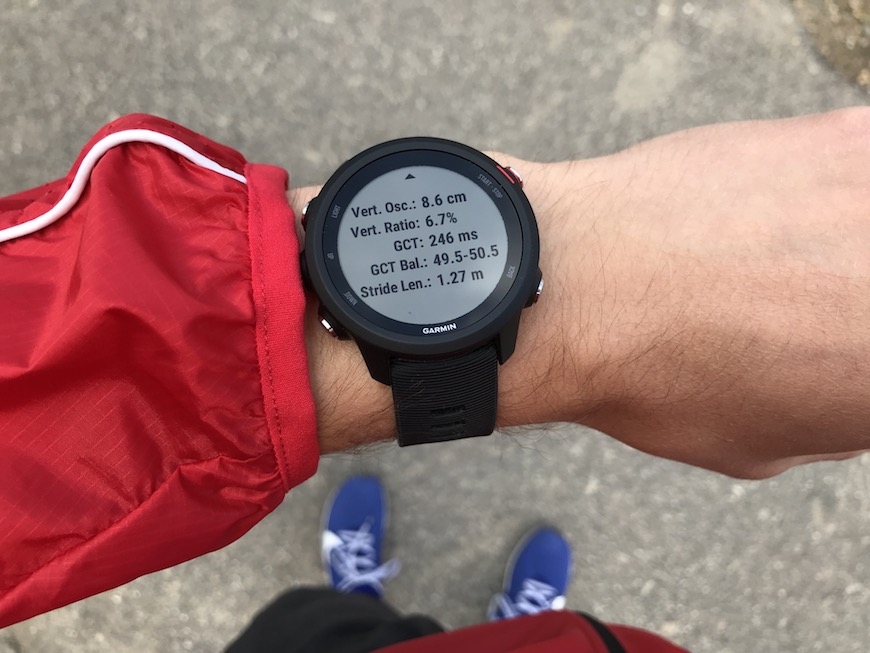 forerunner 245 running dynamics