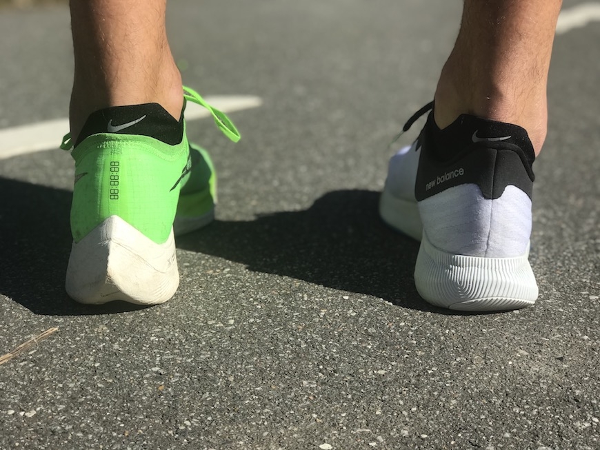 nike vaporfly next% vs. New balance fuelcell tc 
