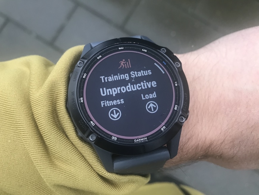 Garmin Fenix 6 Pro Solar träningstatus